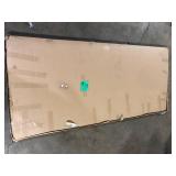 Andersen 200 Series 34 in. x 80 in. Bronze Universal 3/4 Light Mid-View Aluminum Storm Door with Black Handle Set   Customer Returns See Pictures