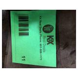 Lot of RESO 36 in. x 80 in. Solid Core Primed Composite Double Pre-hung French Door with Catch ball and Satin Nickel Hinges  Customer Returns See Pictures