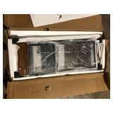 FUFU&GAGA Brown Wood 70.9 in. W Buffet Sideboard Kitchen Pantry Cabinet For Dining Room with Metal Mesh Doors, 6-Drawers, Shelves     Customer Returns See Pictures