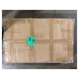 FUFU&GAGA Modern Cat Litter Box Enclosure, Indoor Hidden Litter Box Furniture Cat Washroom Storage with Lock Sisal Door for Rooms  Customer Returns See Pictures