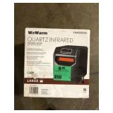 WeWarm Electric 6 Element Infrared Space Heater Black Plastic Customer Returns See Pictures