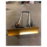 VIVOHOME 48 in. Aluminum Adjustable Handle Bi-Direction Aluminum Snow Shovel with Wheels, Angled Blade  Customer Returns See Pictures