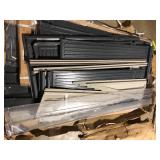 Storemax 10 ft. x 8 ft. Gray Vinyl Storage Plastic Shed 85 sq. ft. Damaged   Customer Returns See Pictures