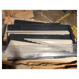 Storemax 10 ft. x 8 ft. Gray Vinyl Storage Plastic Shed 85 sq. ft. Damaged   Customer Returns See Pictures