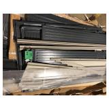 Storemax 10 ft. x 8 ft. Gray Vinyl Storage Plastic Shed 85 sq. ft. Damaged   Customer Returns See Pictures