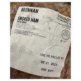 Smoked Ham - Brennan Water Added Fully Cooked 7Lbs 10.5ozs