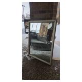 Mirror in Wooden Frame (46"W x 58"H)