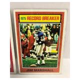 1976 Topps Fran Tarkenton and Jim Marshall