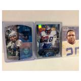 UD SPX Barry Sanders Holo Die Cut, 2024 Resurgence and 1991 Pro Set
