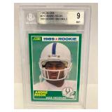 1989 Score Andre Rison RC Beckett Mint 9