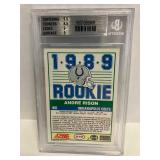 1989 Score Andre Rison RC Beckett Mint 9
