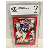 1999 Score Bruce Smith Beckett 10 GEM Mint