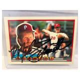 1989 Topps Big Mike Schmidt Autograph