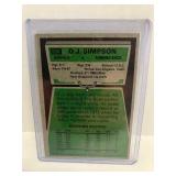 1975 Topps OJ Simpson