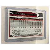 2012 Topps Chrome Refractor Joe Mauer