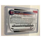 2025 1st Bowman Cory Lewis Yellow Refractor #/75