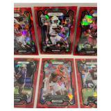 2024 Prizm NFL Draft Picks Red Cracked Ice Rookies