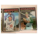 1971 Topps Baseball - Nine Cards