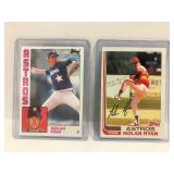 1982 and 1984 Topps Nolan Ryan