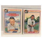 1983 Donruss HOF Heroes Mickey Mantle and Ty Cobb