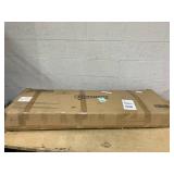 Outsunny 3-Seat Outdoor Patio Swing Chair with Cushion, Steel Frame Stand, Adjustable Tilt Canopy for Patio, Garden, Dark Blue