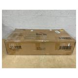 HOMCOM Kitchen Island on Wheels, Rolling Kitchen Cart with Rubberwood Top, Drawer, Wine Rack and Cabinet, Gray