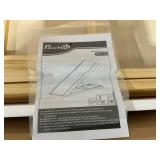 PawHut Elevated Dog Ramp for Bed, Foldable and Height Adjustable Pet Ramp for Cats with Non-Slip Finish, Pine 35.5" L x 16" W x 24" H, Black