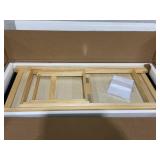 PawHut Elevated Dog Ramp for Bed, Foldable and Height Adjustable Pet Ramp for Cats with Non-Slip Finish, Pine 35.5" L x 16" W x 24" H, Black