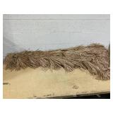 Outsunny 10 ft. Hula Thatched Tiki Patio Outdoor Umbrella with 8 Ribs, UPF30+, for Garden, Backyard, Deck, Pool, Natural