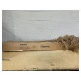 Outsunny 10 ft. Hula Thatched Tiki Patio Outdoor Umbrella with 8 Ribs, UPF30+, for Garden, Backyard, Deck, Pool, Natural