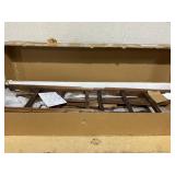 Outsunny 85" Wooden Garden Arbor for Wedding and Ceremony, Outdoor Garden Arch Trellis for Climbing Vines - Carbonized (Maybe Minor Transit Damage)