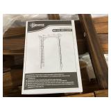 Outsunny 85" Wooden Garden Arbor for Wedding and Ceremony, Outdoor Garden Arch Trellis for Climbing Vines - Carbonized (Maybe Minor Transit Damage)