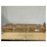 Outsunny 85" Wooden Garden Arbor for Wedding and Ceremony, Outdoor Garden Arch Trellis for Climbing Vines - Carbonized (Maybe Minor Transit Damage)