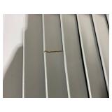 HOMCOM Tall Narrow Bathroom Storage Cabinet with Doors and Shelf Adjustability, Freestanding Linen Cabinet with 2 Cabinets and Countertop, Gray (Minor Transit Damage)