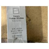 Gila Privacy Control Black Window Film Daytime Privacy Peel & Cling Covers 1 Large Window 3ftx6.5ft