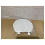 Bemis 70 Durable Plastic Toilet Seat, Round, White