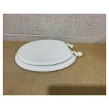 Bemis Round Enameled Wood Toilet Seat White