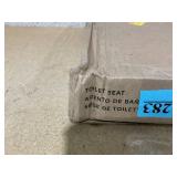 Bemis Round Enameled Wood Toilet Seat White