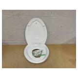 Mayfair NextStep2 Slow-Close Toilet Seat with Built-In Toddler Potty Training Seat, Removable, White, Elongated