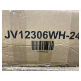 Costway Set of 2 Wooden Dining Chairs Mid Century Farmhouse Retro Kitchen Chairs (WHITE RUSTIC)