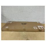 Toolsempire Window Awning Door Canopy, 48" x 40" Door Awnings Exterior with UPF50+ Sun Rain Snow Protection & Hallow Polycarbonate Sheet, Outdoor Front Door Entrance Canopy (Gray)