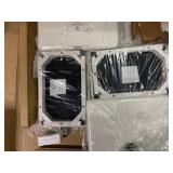 Costway 5-Piece Bar Table Set Counter-Height Dining Table and 4 Bar Stools