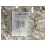 Costway 5-Piece Bar Table Set Counter-Height Dining Table and 4 Bar Stools