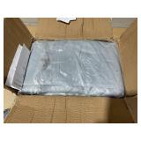 VEVOR Carport Replacement Canopy Cover 12 x 20 ft, Garage Top Tent Shelter Tarp Heavy-Duty Waterproof & UV Protected, Easy Installation with Ball Bungees,Grey (Only Top Cover, Frame Not Include)