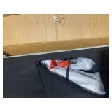 HOMCOM End of Bed Ottoman Bench, 39.4" Faux Leather Upholstered Entryway Bench with Metal Legs and Padded Seat, Gray