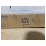 HOMCOM Work Bench Tool Stand with Adjustable Height and Angle, Carpenter Saw Table with 4 Clamps, Steel Frame, 220lbs Capacity