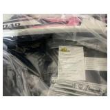 Qaba 12V Kids Electric Motorcycle w/ Twist Grip Throttle, Training Wheels, Rear Suspension & Music, Pink