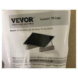 VEVOR 41-Inch Solar Panel Mounting Brackets, 0 to 90° Adjustable Tilt Mount Brackets Support 100-300W Solar Panels, Lightweight Aluminum Brackets with Folding Tilt Legs for RV, Roof, Boat, Off-Grid