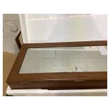 Buffet Cabinet with Storage, Wood Console Table with Open Compartment, 2 Doors Cabinet with Adjustable Shelf, Credenzas for Living Room, Kitchen Sideboards for Home Coffee Bar (Gray)