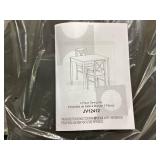 Costway 3-Piece Dining Table Set Wooden Square Kitchen Table for 2 People (Maybe Missing Hardware)